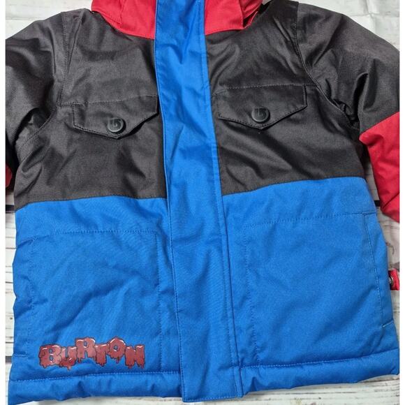Burton Dryride Jacket Youth Ski/Snow Coat Size 2T Waterproof Shell, Hooded - Picture 8 of 16